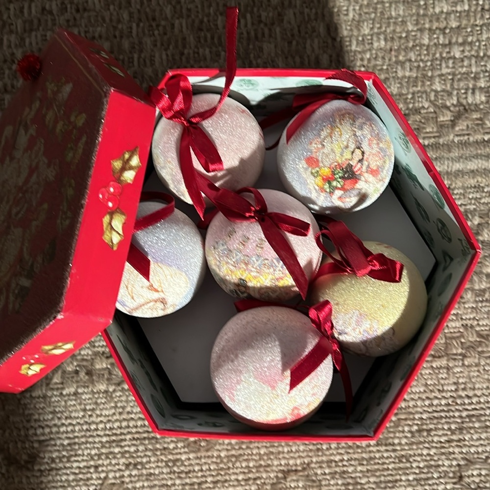 Vintage 12 Days Of Christmas Ornaments